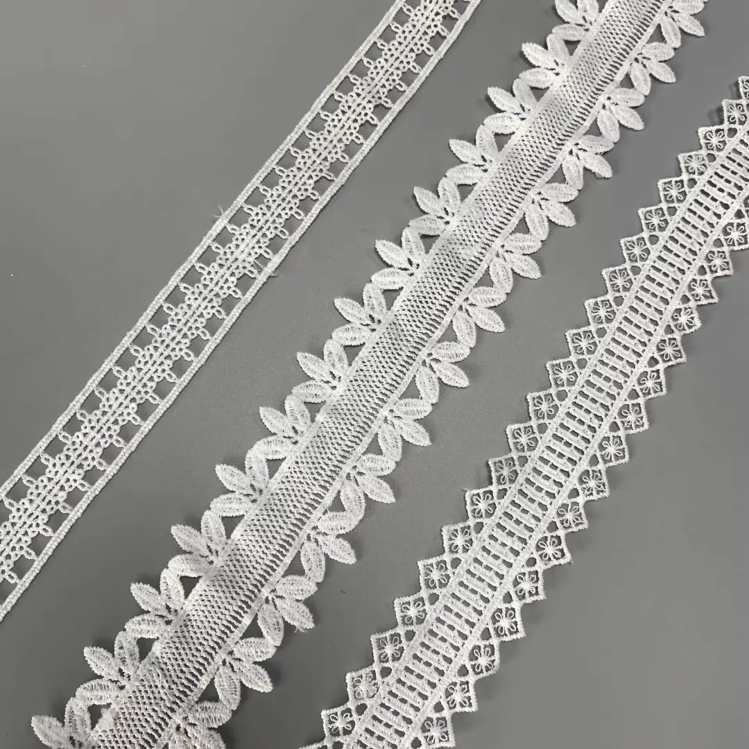 Customized White Milk Silk Embroidery Lace Vintage Chemical Lace For Wedding Dresses Shoes And Other Clothing Accessories Customized White Milk Silk Embroidery Lace Vintage Chemical Lace For Wedding Dresses Shoes And Other Clothing Accessories