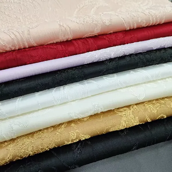 96 Polyester 4 Spandex Soft Comfortable Garment Material Fabrics For Clothing Satin Jacquard Fabric 96 Polyester 4 Spandex Soft Comfortable Garment Material Fabrics For Clothing Satin Jacquard Fabric