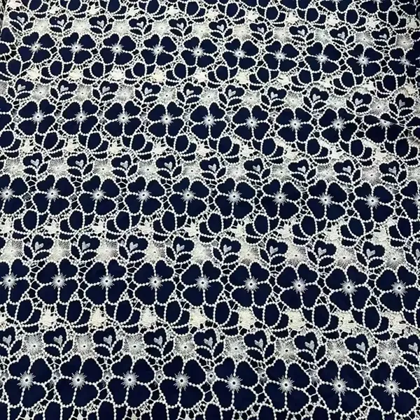 Wholesale Luxury Velvet Guipure Lace Middle East Velvet Lace Fabric Fashion High Quality Velvet Lace