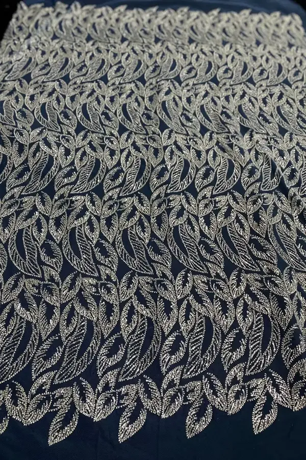 Wholesale Luxury Velvet Guipure Lace Middle East Velvet Lace Fabric Fashion High Quality Velvet Lace