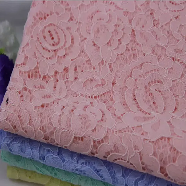 Wholesale Luxury Velvet Guipure Lace Middle East Velvet Lace Fabric Fashion High Quality Velvet Lace