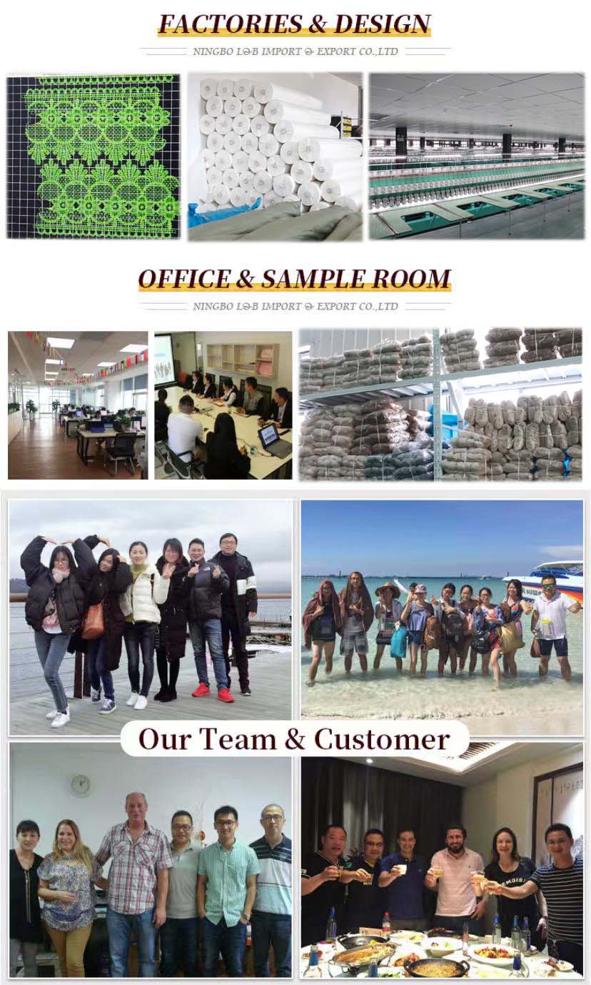 Custom Luxury Bridal French Lace Sequined Wedding Dress Border Lace for Wedding Lace