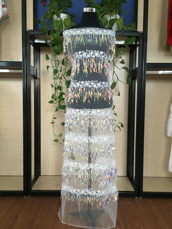 Classic Design Multi Colors Organza Lace Trim Embroidery Organza Lace Wholesale